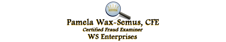 Pamela Wax-Semus, CFE  Logo